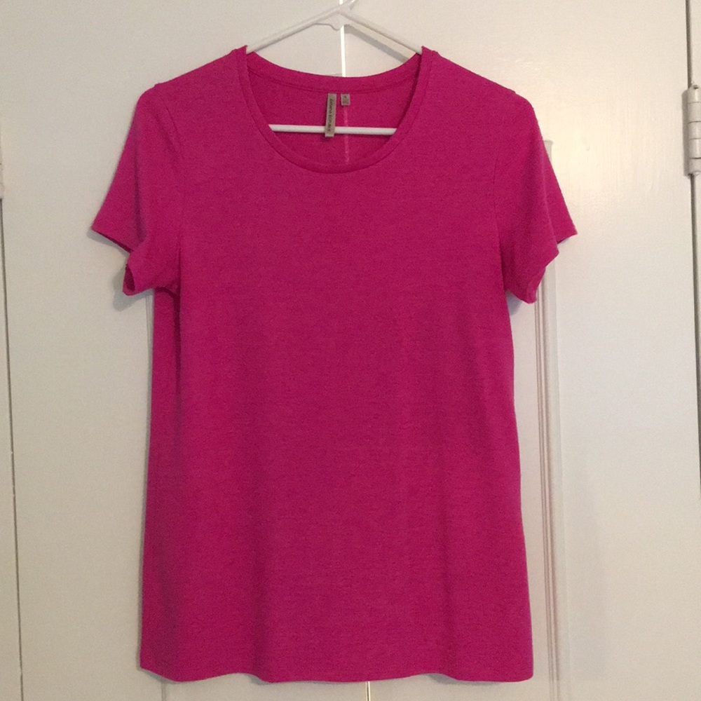 Banana Rupublic thick cotton Signature Tee S pink